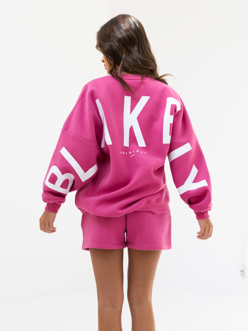Isabel Oversized Sweater - Hot Pink