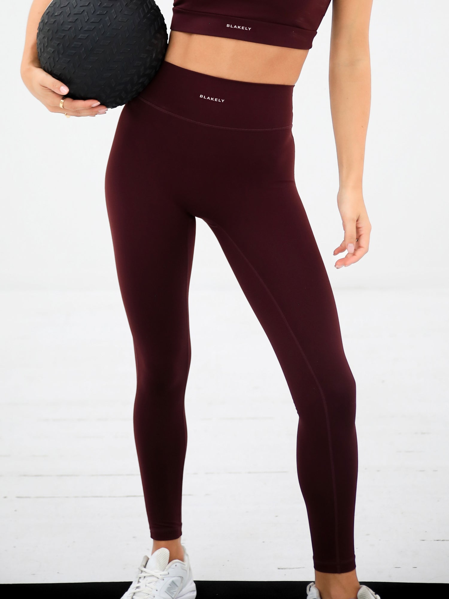 Burgundy leggings best sale