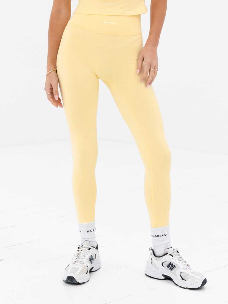 Ultimate Soft Lifestyle Leggings - Butter Yellow