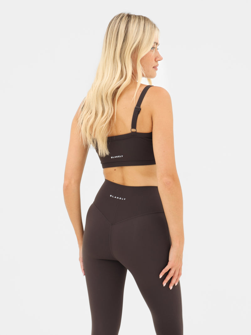 Ultimate Sports Bra - Chocolate Brown