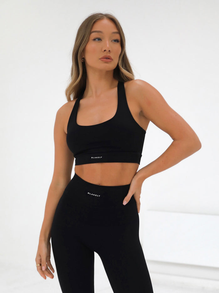 Ultimate Sports Bra® - Black  Athletic wear womens, Sports bra