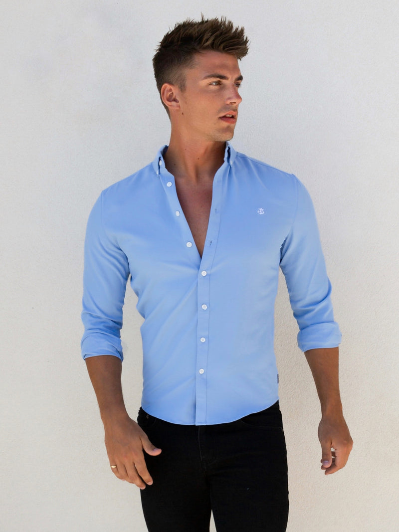 Canberra Long Sleeve Shirt - Light Blue