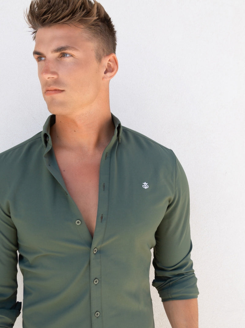 Ronan Long Sleeve Shirt - Green