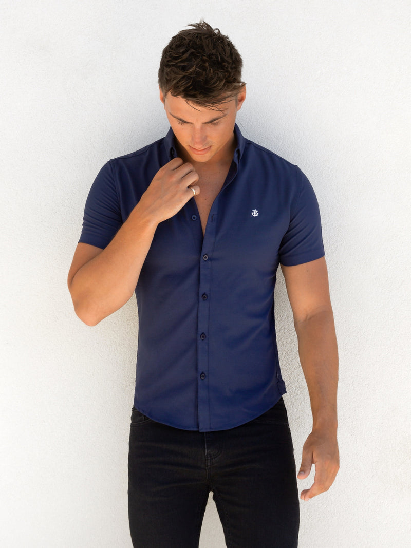 Worcester Short Sleeve Shirt - Navy