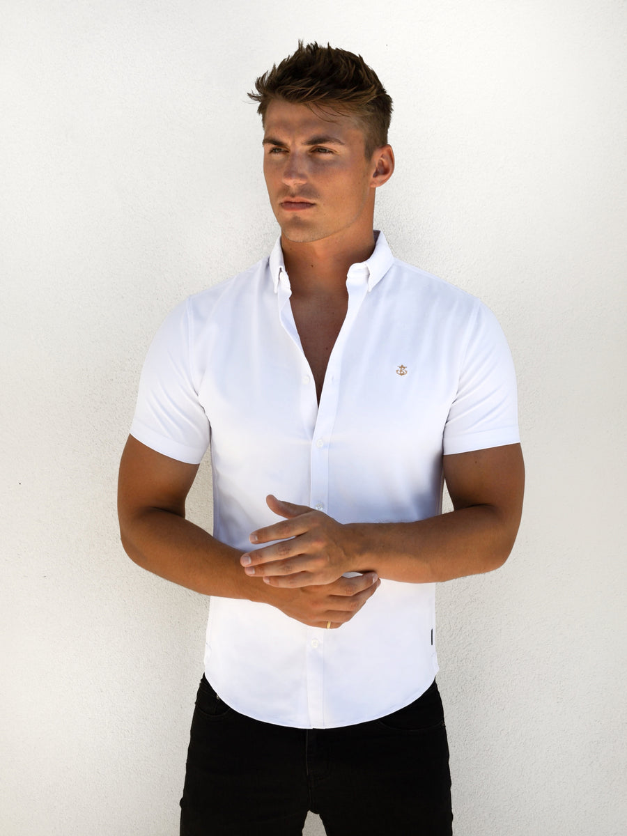 Monaco Short Sleeve Shirt - White