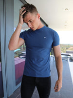 Eli Textured T-Shirt - Dark Blue