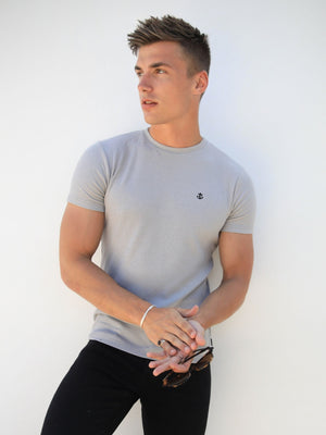 Eli Textured T-Shirt - Grey