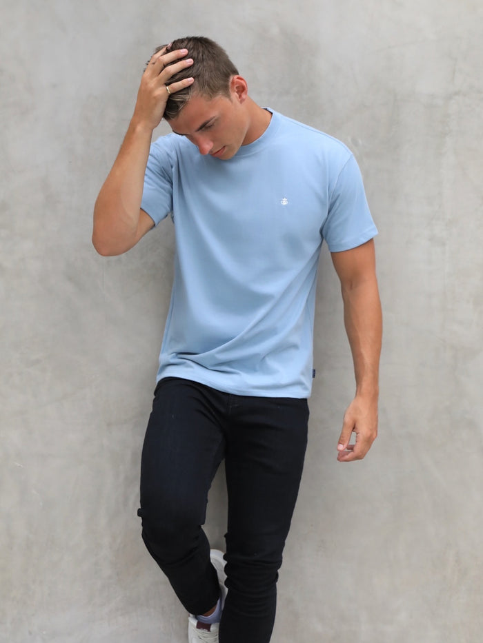 Anchor Relaxed T-Shirt - Ice Blue
