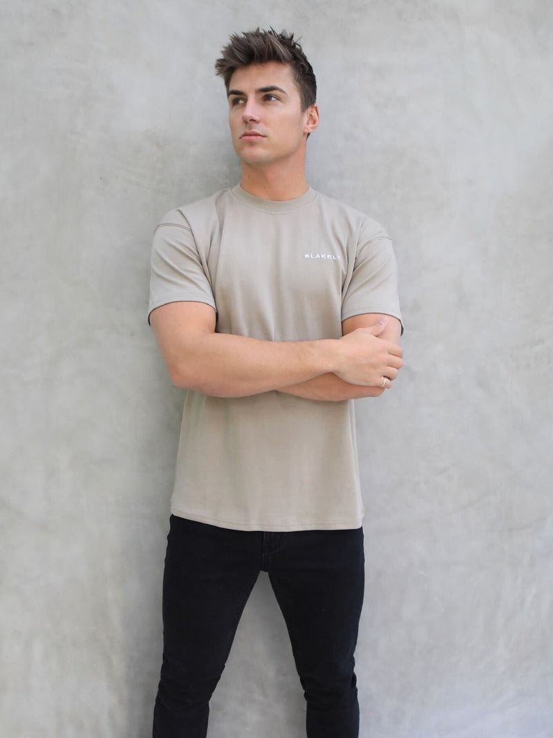 Series Relaxed T-Shirt - Washed Khaki