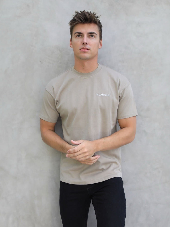 Series Relaxed T-Shirt - Washed Khaki