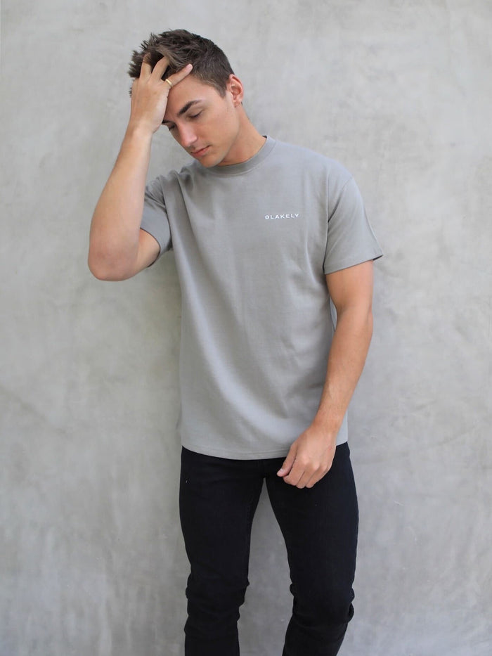 Series Relaxed T-Shirt - Stone Grey