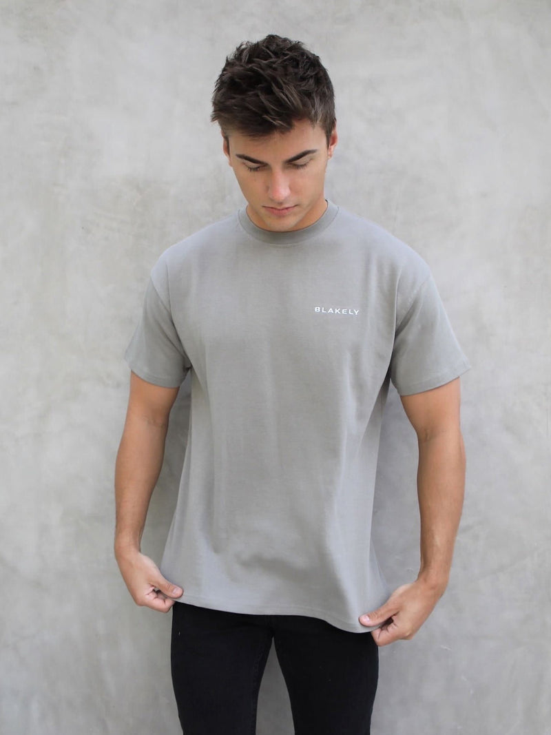 Series Relaxed T-Shirt - Stone Grey