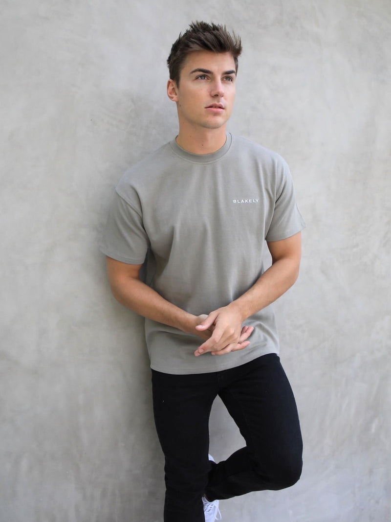 Series Relaxed T-Shirt - Stone Grey