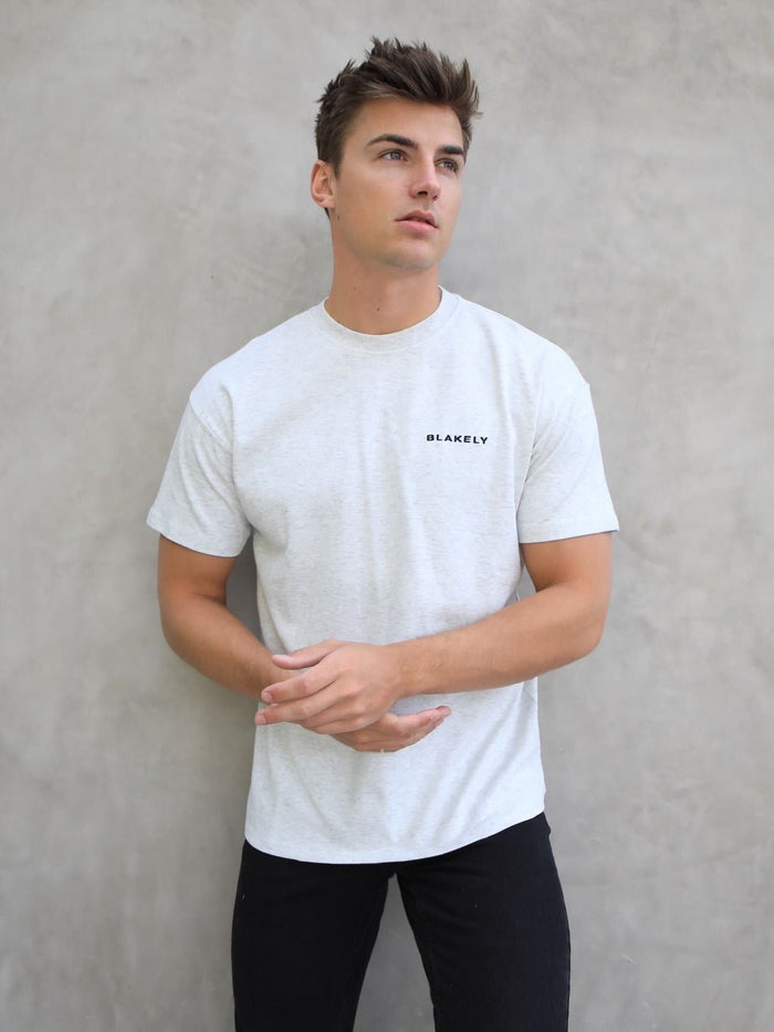 Series Relaxed T-Shirt - Marl White