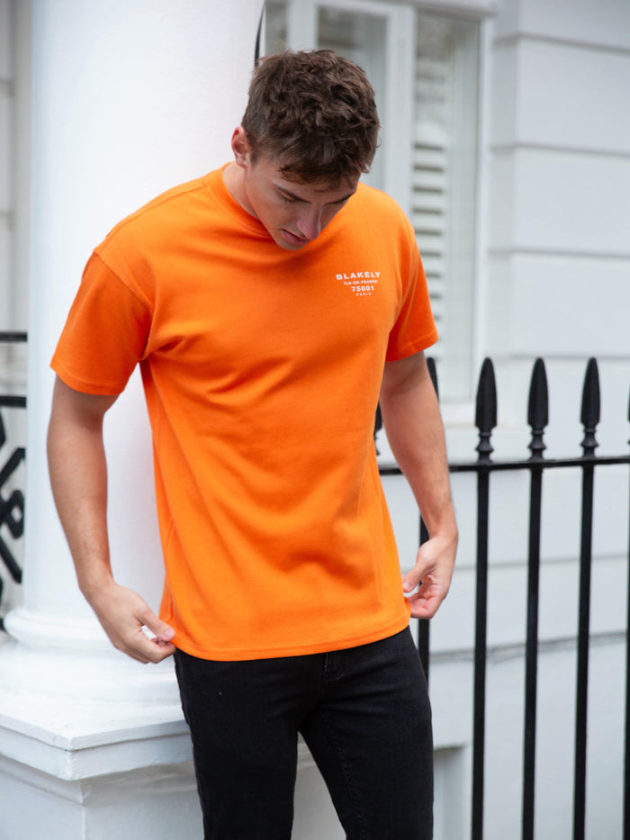 Rue Relaxed T-Shirt - Orange