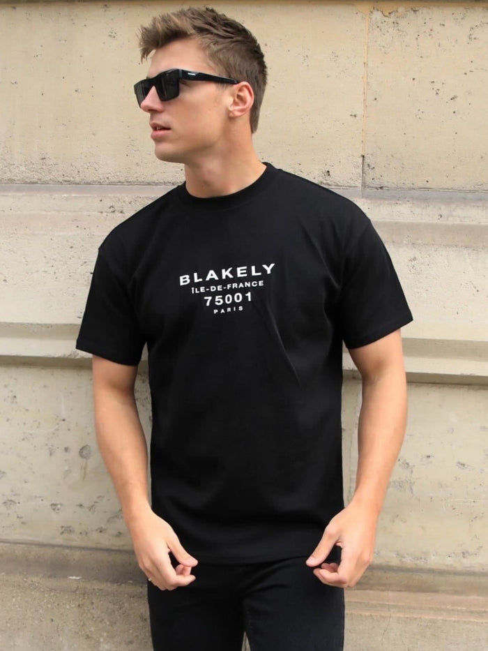Seine Relaxed T-Shirt - Black
