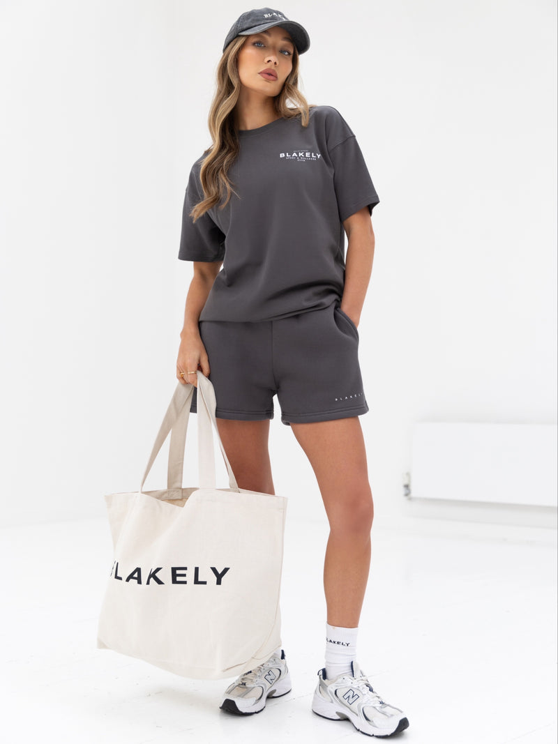 Active Studios Oversized T-Shirt - Charcoal