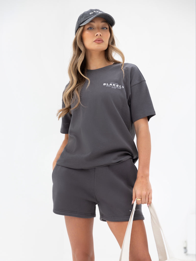 Active Studios Oversized T-Shirt - Charcoal