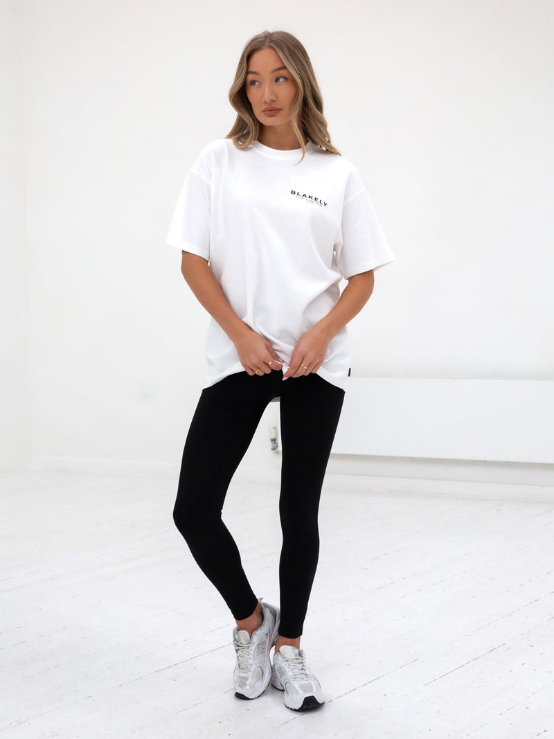 Buy Blakely White Active Studios Oversized T-Shirt Free delivery