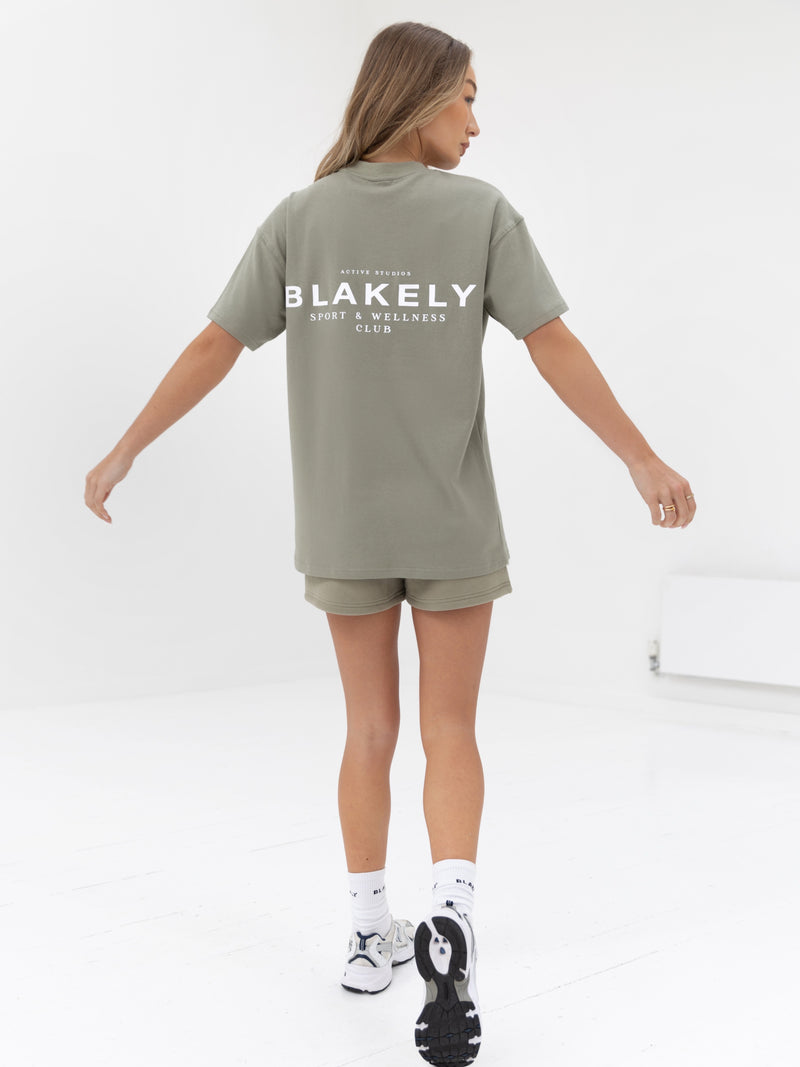 Active Studios Oversized T-Shirt - Olive