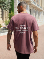 Monaco Relaxed T-Shirt - Burgundy