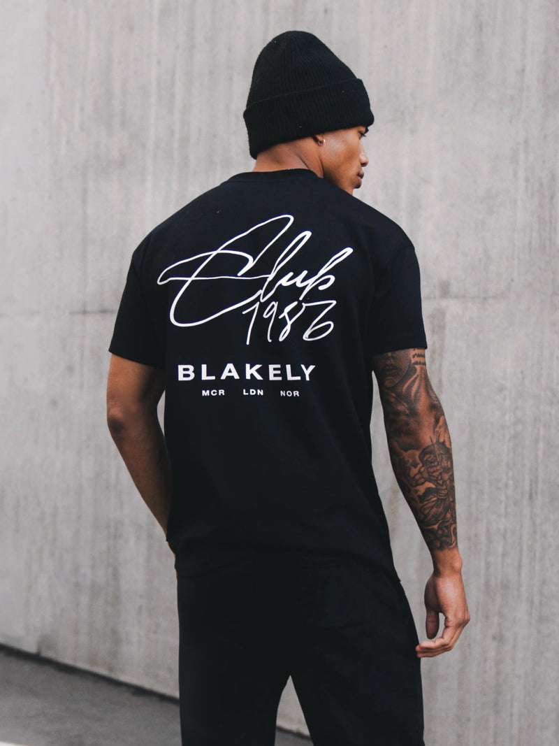 Club Relaxed T-Shirt - Black