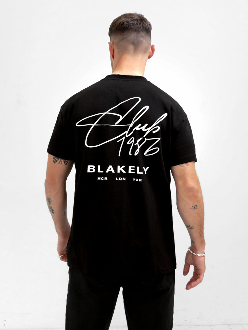 Club Relaxed T-Shirt - Black