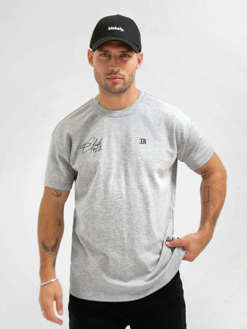 Club Relaxed T-Shirt - Marl Grey