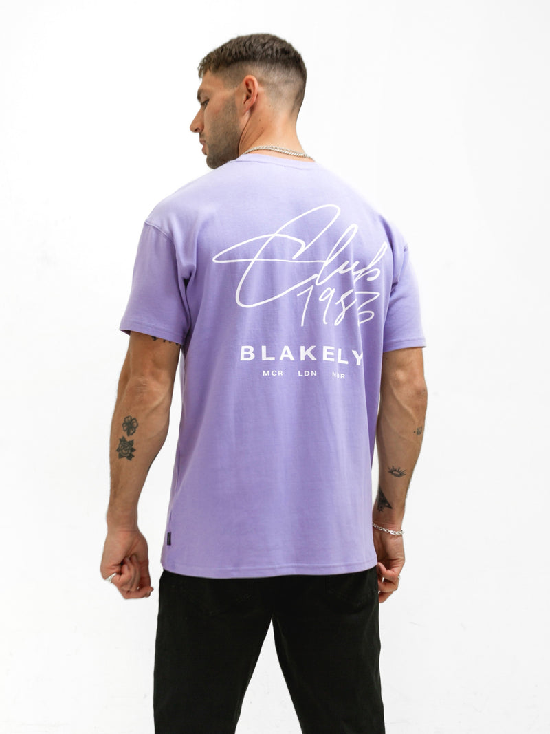 Club Relaxed T-Shirt - Violet