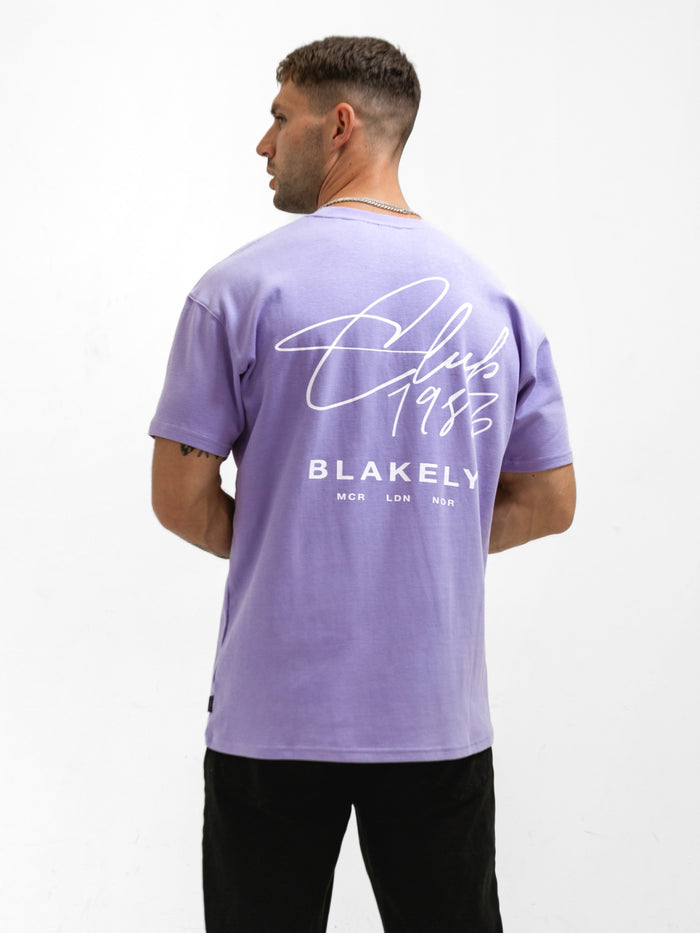 Club Relaxed T-Shirt - Violet