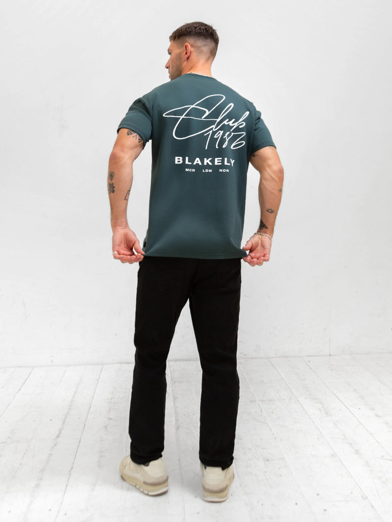 Club Relaxed T-Shirt - Teal Green