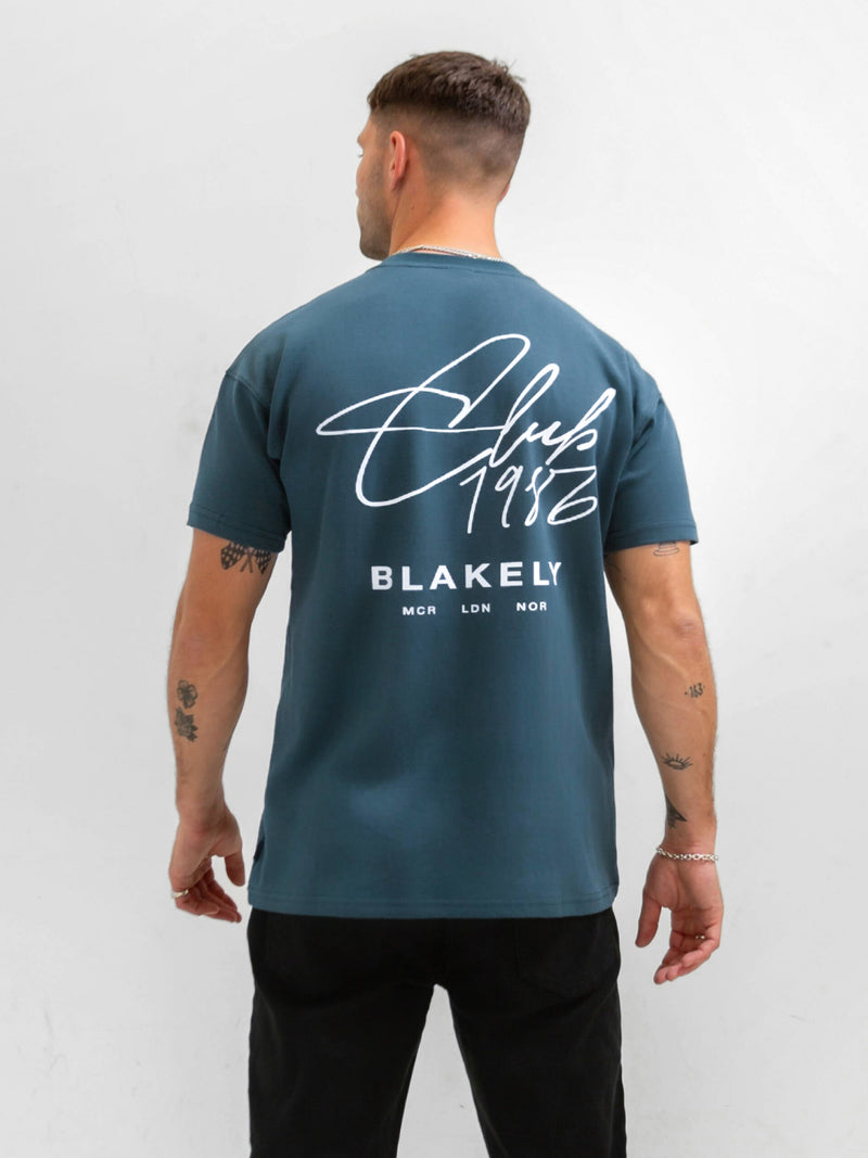 Club Relaxed T-Shirt - Dark Teal