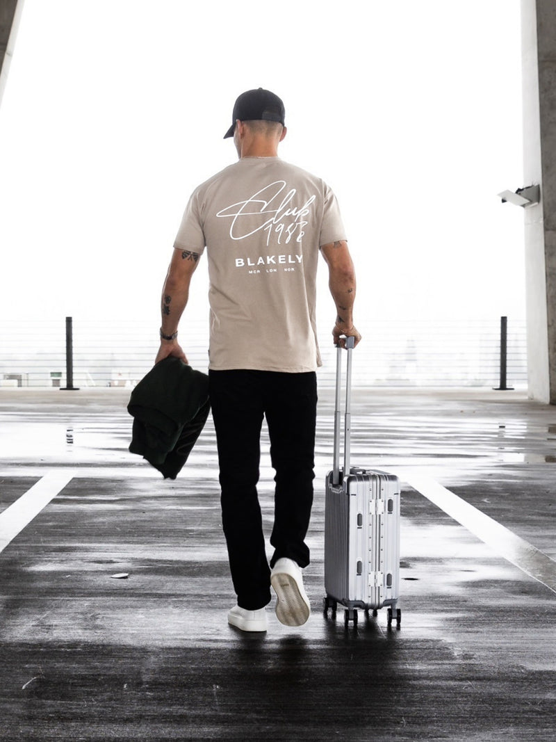 Club Relaxed T-Shirt - Washed Khaki