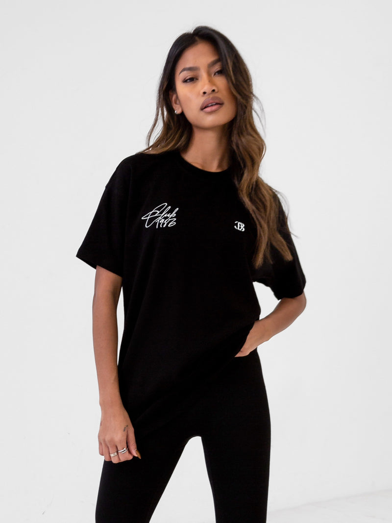 Club Oversized T-Shirt - Black