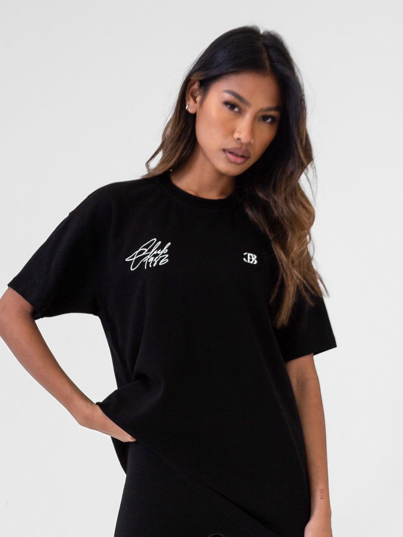 Club Oversized T-Shirt - Black