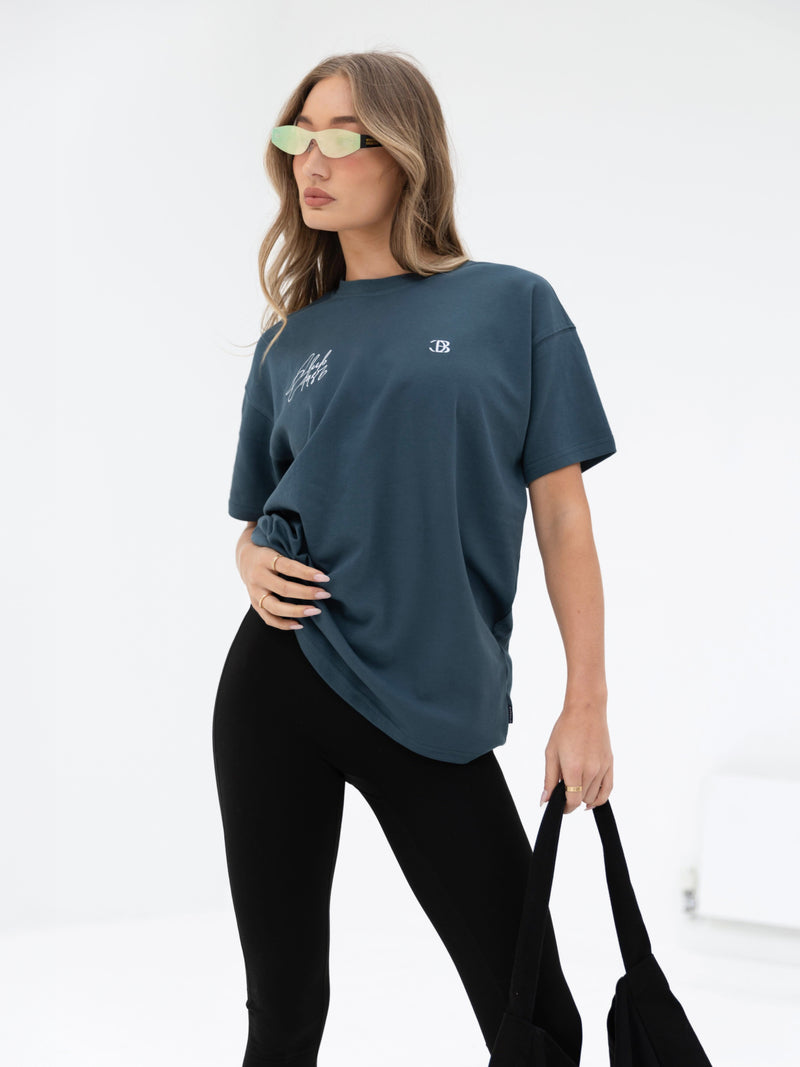 Club Oversized T-Shirt - Dark Teal