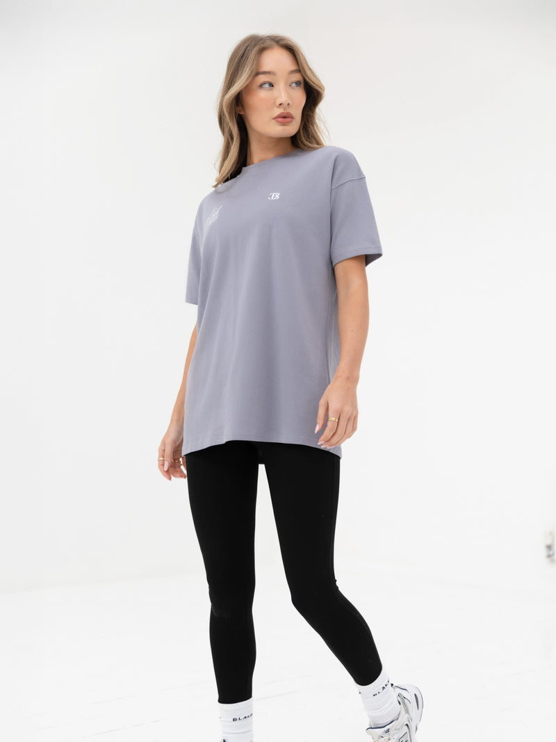 Club Oversized T-Shirt - Pale Lilac