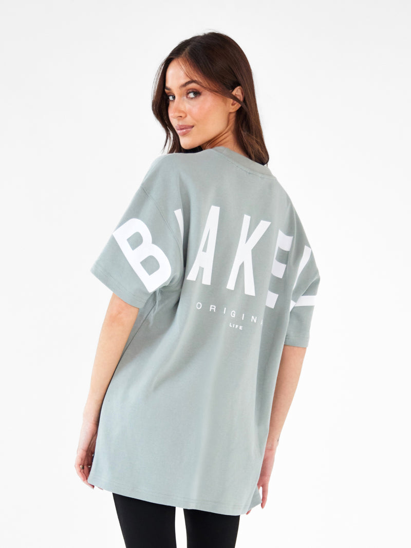 Isabel Oversized T-Shirt - Mineral Blue
