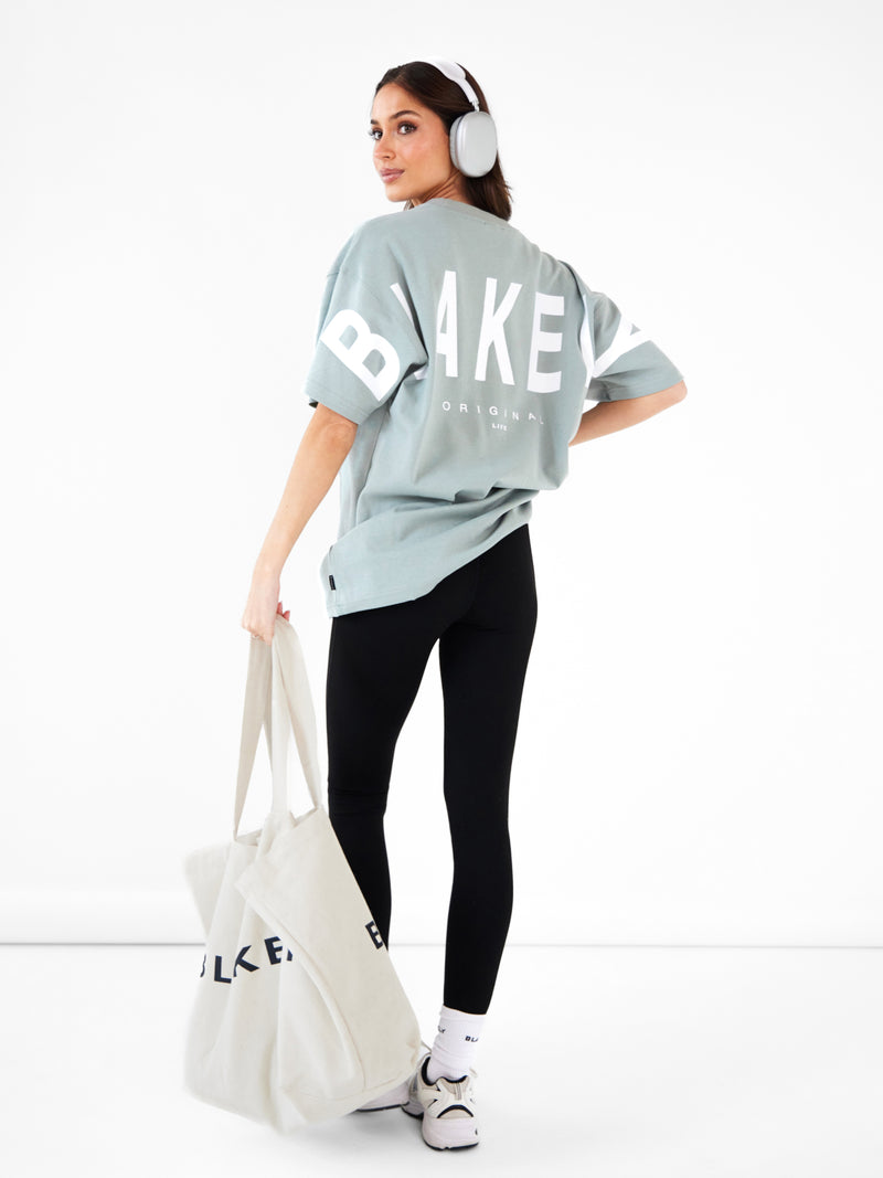 Isabel Oversized T-Shirt - Mineral Blue
