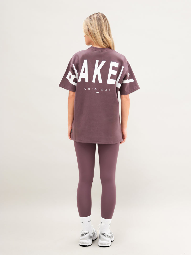 Isabel Oversized T-Shirt - Washed Plum