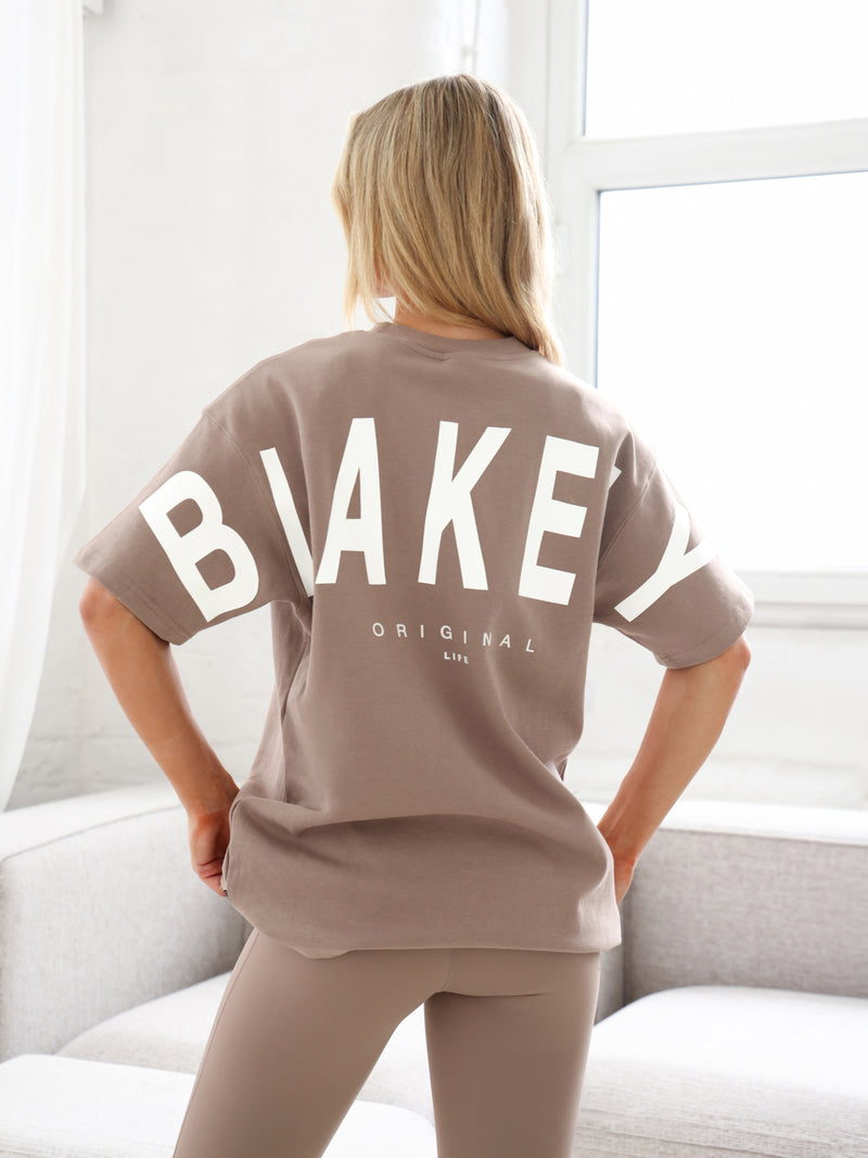 Isabel Oversized T-Shirt - Soft Brown