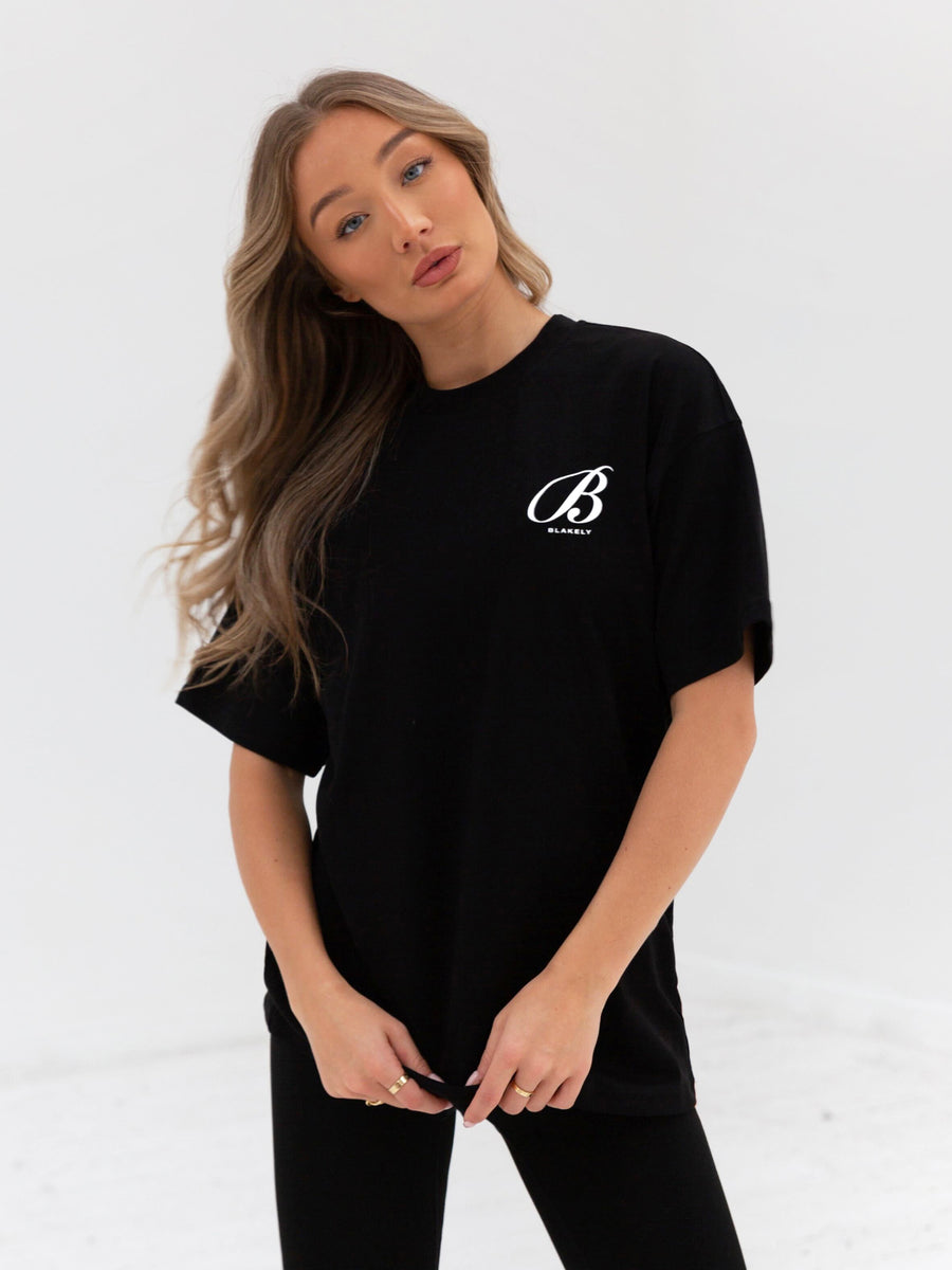 Vita Oversized T-Shirt - Black