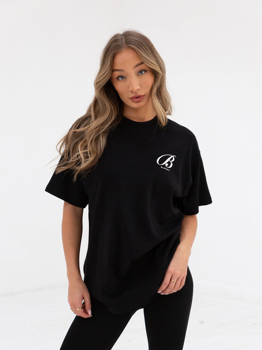 Vita Oversized T-Shirt - Black