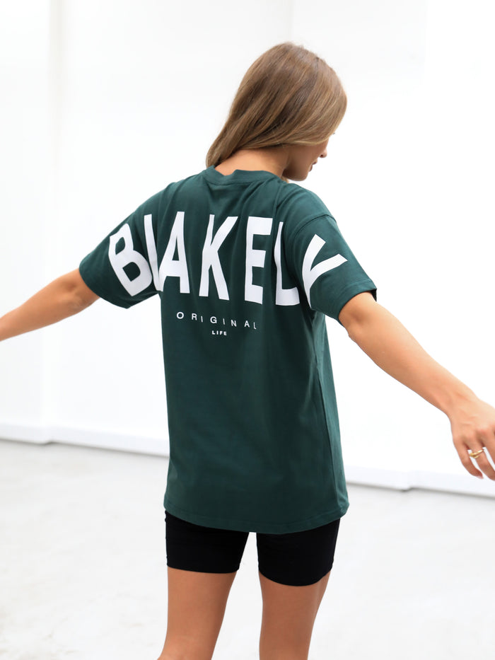 Isabel Oversized T-Shirt - Forest Green