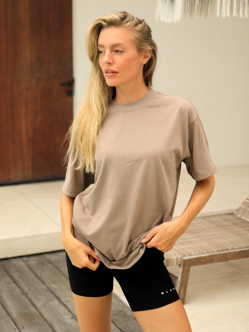 Isabel Oversized T-Shirt - Brown