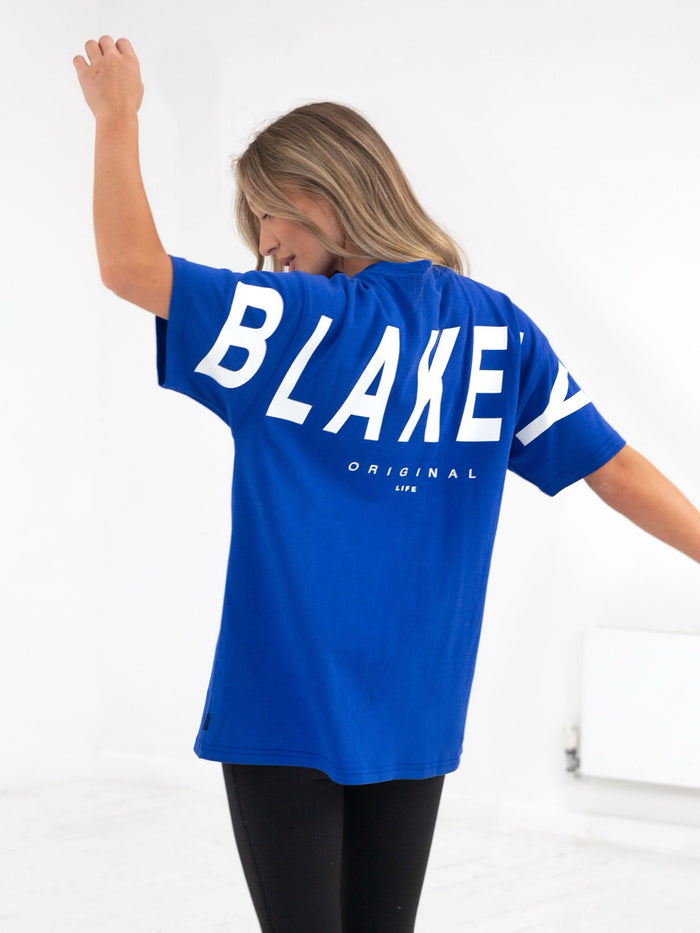 Isabel Oversized T-Shirt - Cobalt Blue