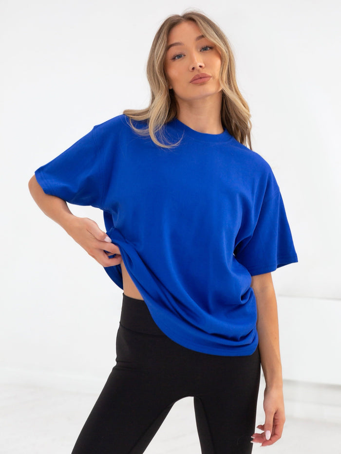 Isabel Oversized T-Shirt - Cobalt Blue