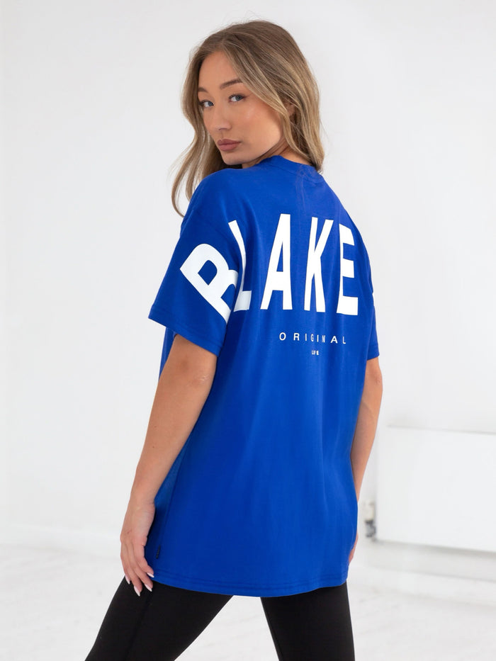 Isabel Oversized T-Shirt - Cobalt Blue