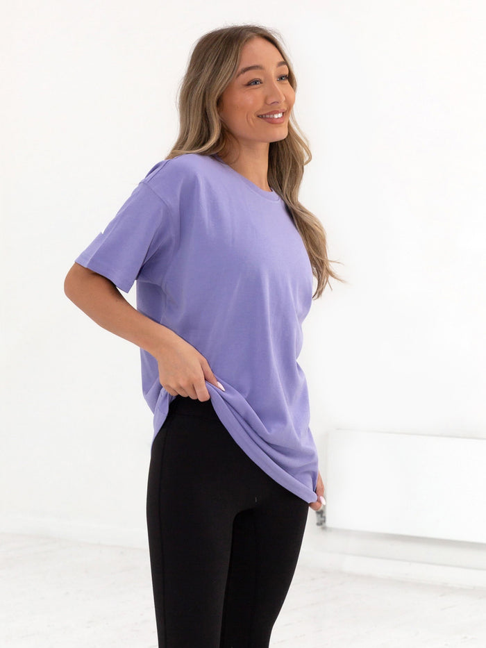 Isabel Oversized T-Shirt - Violet