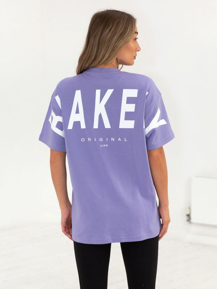 Isabel Oversized T-Shirt - Violet